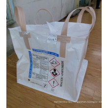 White Cross Corner Loops PP FIBC Big Bag